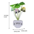 thumbnail image 3 of FHBVT Light Control Leaf Night Light US Plug Energy Saving Color Changing Auto On/Off 0.5W LED For Living Room Bathroom Bedroom Aisle Study Indoor Home Decor Eye-Caring Night Lamp, 3 of 9