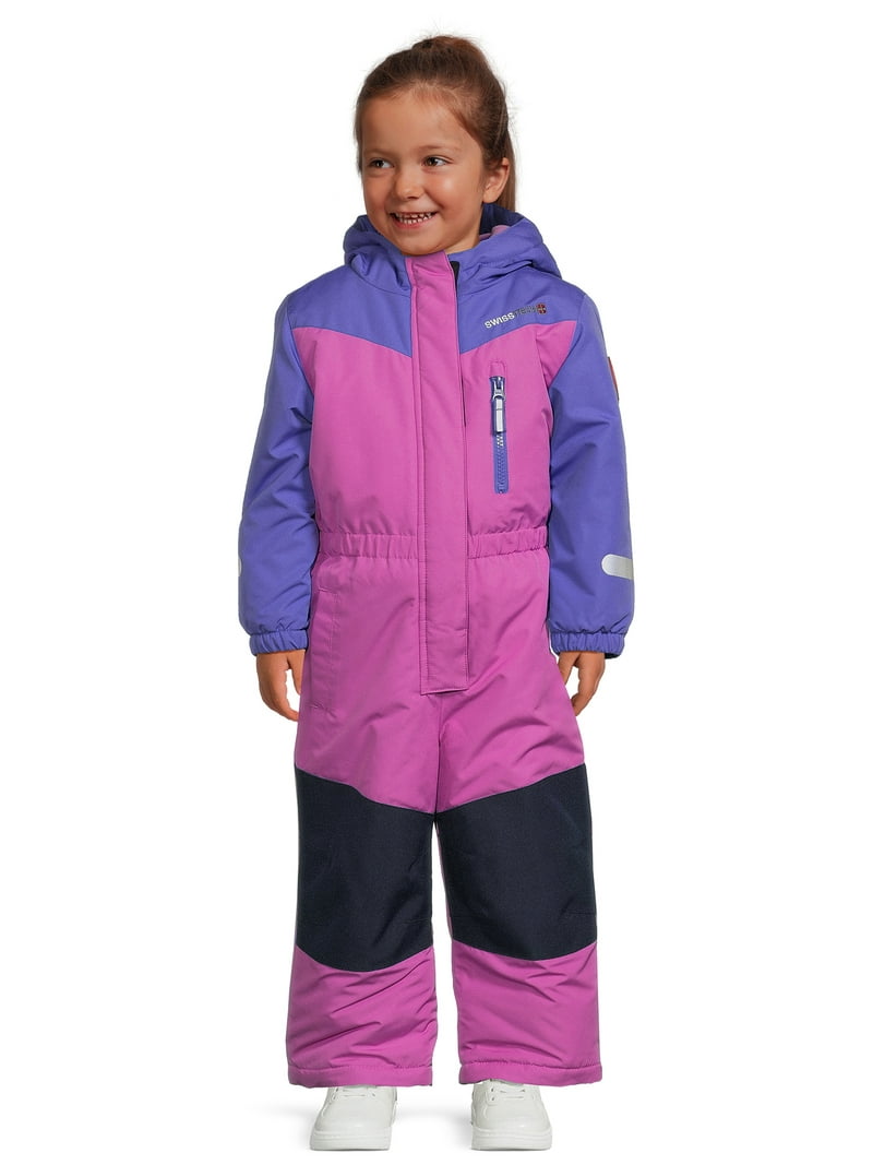 Swiss Tech Toddler Unisex Snowsuit with Hood, Size 2T-5T
