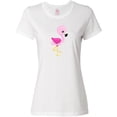 thumbnail image 3 of Inktastic Cute Flamingo, Baby Flamingo, Pink Flamingo, Bird Women's T-Shirt, 3 of 5