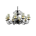 thumbnail image 4 of Meyda Tiffany 137699 Corrina 8 Light 36" Wide Chandelier - Black, 4 of 5