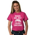 thumbnail image 4 of Rhinos Are Just Chubby Unicorns Men's Graphic T Shirt Tees Brisco Brands X, 4 of 6