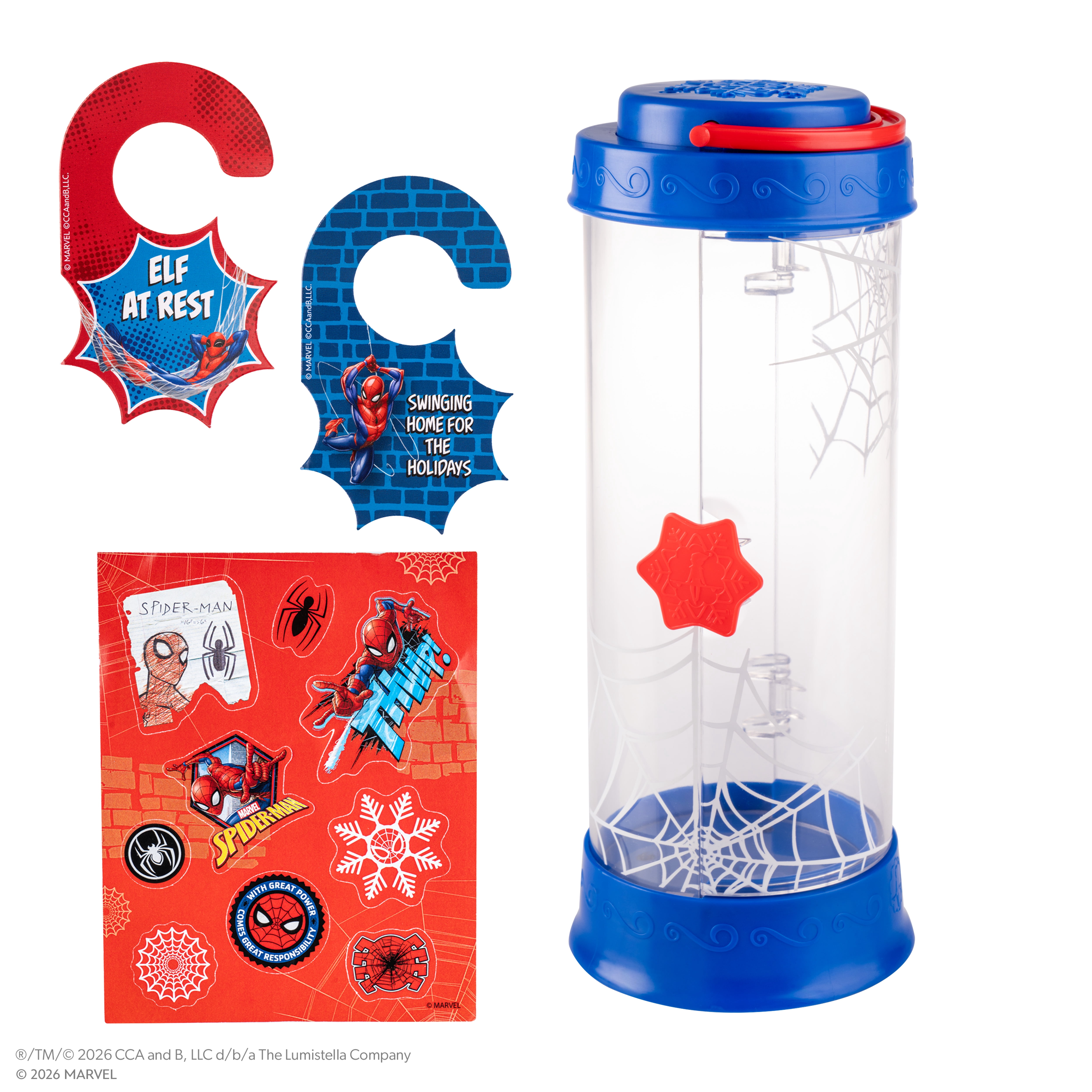 The Elf on the Shelf Marvel Spider-Man Scout Elf Carrier - Scout Elf Not Included