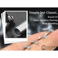thumbnail image 3 of ORUYROP Titanium Lip Rings, 16G G23 Solid Titanium Lip Piercing Jewelry, Internally Threaded Clear CZ Labret Piercing Jewelry, Cartilage Helix Tragus Earrings For Women And Men, 3 of 6