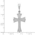 thumbnail image 3 of 14K White Gold Charm Pendant Themed 39 mm 17 Cross, 3 of 4