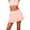 Pink, variant on RUTAYY Women Exposure Bottoming Sports Skirt Quick Drying Sports Tennis Skirt Solid Color Casual Travel Skirts