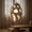 #17Brown, variant on Wabi Sabi Sculptural Pendant Light with Irregular Hollow Textured Shade and 1.5M Adjustable Hanging Cord, Modern Biomorphic Lamp for Kitchen Island, Dining Bar, and Bedroom.