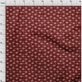 thumbnail image 4 of oneOone Rayon Maroon Fabric Block Sewing Material Print Fabric By The Yard 56 Inch Wide, 4 of 5