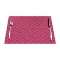 thumbnail image 1 of ZNDUO Placemats, 1 PCS Heat Resistant Stain Resistant Woven PVC Insulation Placemats, Durable Washable Elegant Table Mats for Dining-Japanese Hearts, 18"x12", 1 of 6