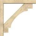 thumbnail image 3 of Ekena Millwork 6"W x 44"D x 44"H Merced Block Rough Sawn Bracket w/ Offset Brace, Douglas Fir, 3 of 25