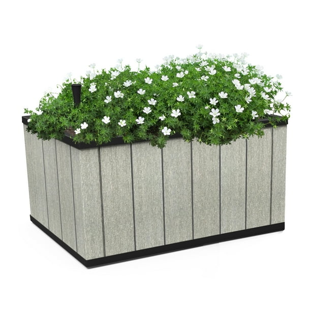 Keter Sequoia Planter, Vol 88 L (23.25 Gallons), 39W x 22