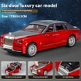 thumbnail image 2 of Simulation Rolls-Royce Phantom Model Car Model Ornaments Luxury Car Sedan Children's Toy Car Boy Collection with Box,black, 2 of 7