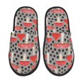 thumbnail image 1 of Fotbe Forest Mushrooms Pantuflas Peludas para Mujer con Estampado, Zapatillas de Peluche, Zapatos de Invierno para Casa, Uso Interior y Exterior-Large, 1 of 8