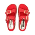 thumbnail image 4 of Sandalia De Plataforma Con Yute Para Mujer Rojo Dos Evillas Platonia PIA-07-ROJO, 4 of 5