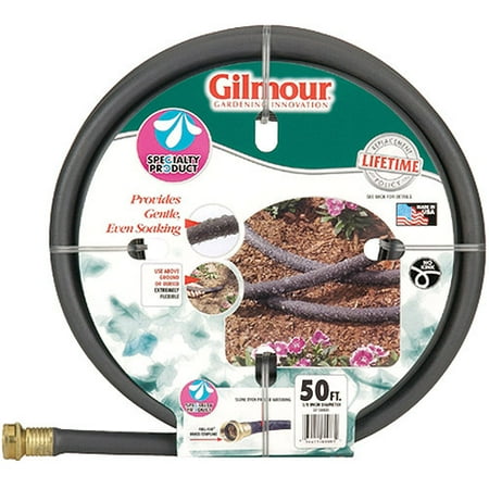 Gilmour 27-58050 5/8" X 50' Water Weeper/Soft Soaking Water Hose