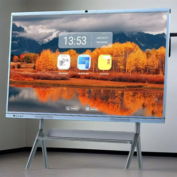 JYXCN 4K Smart Board 65 Inch Touch Screen Computer, Boost Productivity! All-in-One Interactive Whiteboard with Dual System & Cloud Sharing for Education & Conferences​