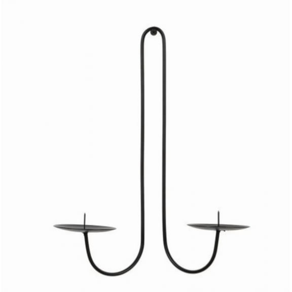 Iron Candle Holder Libra Style Wall Hanging Candle Sconce Decorative Candle Tray For Living Room Dining Room Home Decor