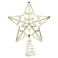 thumbnail image 2 of Ganfancp New Tin Christmas Tree Decoration Tree Top Five-Pointed Star Wrought Iron Three-Dimensional Five-Pointed Star Ofertas Del Día Sólo En Línea 1X Estrella de Copa de Árbol, 2 of 5