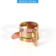 thumbnail image 4 of Hose Clamps (12 Pcs) - Hose Clamps Spring Hose Clamps Spring Hose Clamps - 18 Kinds of Sizes - Adjustable Manganese Steel Hose Clamps Fixing Clips, 8mm, 4 of 5