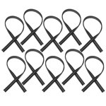 CHICHUMID 10Pcs Wiper Blades Refills Inserts for Lorries Windshield Wiper Rubber Black