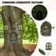 thumbnail image 2 of Estatua Hada de resina jardín puerta ventana estatua ornamento hada gnomo puerta escultura (C) Ehuebsd Libre de BPA, 2 of 3