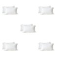 thumbnail image 1 of Transemion Throw Pillow Covers With Ruffle Border For Chic Touch White Softness And Comfort 5Set, 1 of 6
