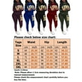 thumbnail image 3 of 2Pcs Women Lady Long Sleeve Letters Tracksuit Hoodie Sweatshirt Top+ Pants Sets Sport Lounge Wear Casual Suit Plus Size S-3XL, 3 of 3