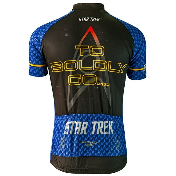 Brainstorm Gear Men's Star Trek "Science" - Blue - Cycling Jersey - Medium
