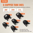 thumbnail image 2 of VEVOR Pro Press Tool, 18V Electric Pipe Crimping Tool for 1/2" to 2" Stainless Steel, Copper, PEX Pipes, 360° Rotation Automatic Crimper, 2 of 9
