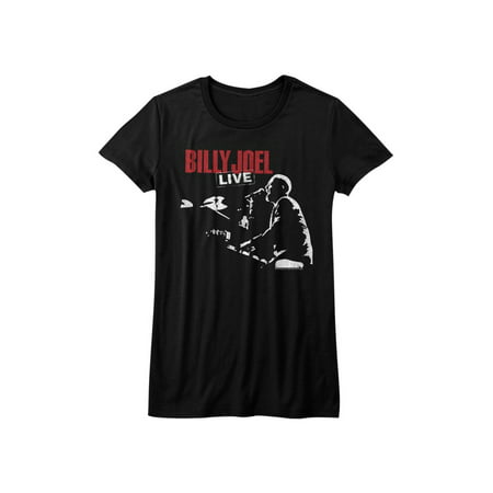 Billy Joel Music 81 Tour Juniors Short Sleeve T Shirt