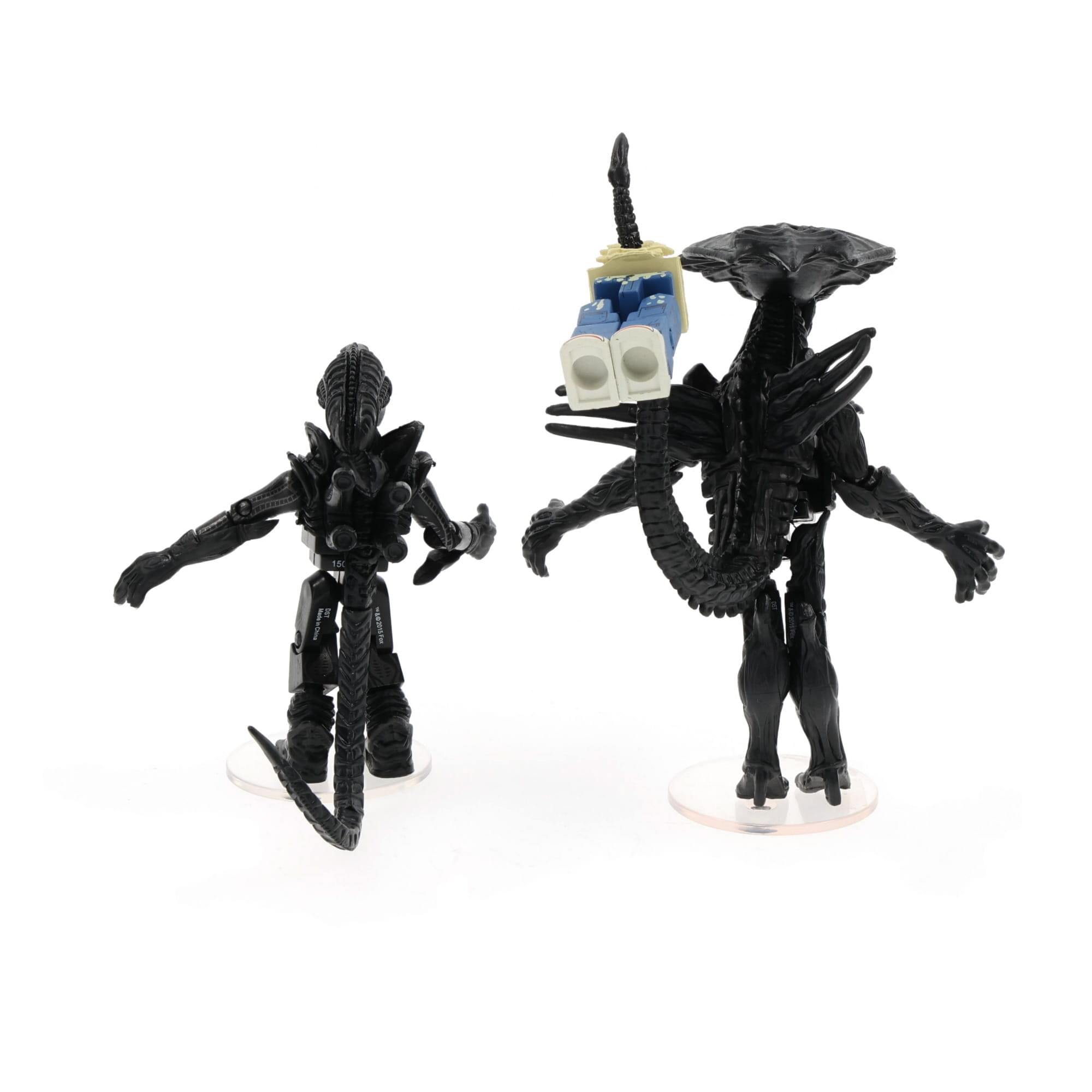 Aliens MiniMates フィギュアセット Minimates Queen Alien Minifigure Deluxe Set (with Warrior