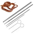 thumbnail image 4 of Reptilios de la sonda de sexo de serpientes, Kit de sondeo de sexo de serpiente de acero inoxidable 5 tamamos con caja de almacenamiento para la la Sonda de sexo de serpiente, 4 of 7