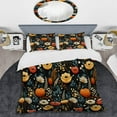 thumbnail image 2 of Designart "Multicolor Bohemian Bliss Floral Pattern" Floral Bedding Covert Set - Cottage Bed Set With 2 Shams, 2 of 5