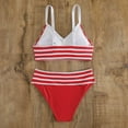 thumbnail image 5 of Cameland Women Summer Plus Size Printing Swimsuit Bikini Split Swimsuit Suit, 5 of 5
