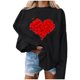thumbnail image 1 of Gibobby Casual Sudadera para Mujer Sudadera de forro polar de gran tamaño con cuello redondo y manga larga con hombros caídos(Negro,XL), 1 of 4