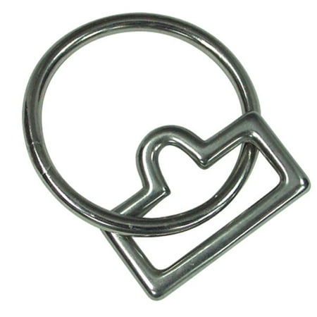 Intrepid International #363 1 1/2  Stainless Steel Loop & Ring with 2 1/4  Ring