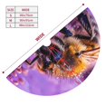 thumbnail image 3 of Sikiie Closeup Honeybee on Flower 30-48 inches {designName} Print Christmas Tree Skirt Snowman Xmas Tree Skirt with Edge Christmas Decorations for Holiday Party-36", 3 of 7