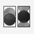 thumbnail image 2 of Abstract Mid Century Modern Metal Wall Art Set of 2, 2 of 9