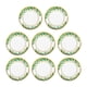 thumbnail image 5 of Vasos de papel desechables, platos desechables, bandeja para aperitivos, vajilla desechable con tema verde salvia para reunión de barbacoa de Plato de papel, 5 of 7