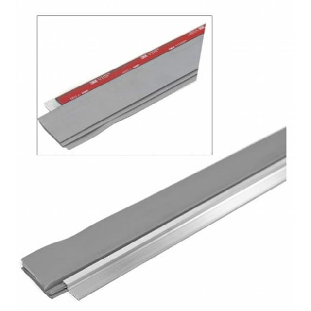 36 in. Silver Finish Cinch Door Seal Bottom