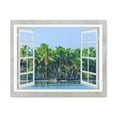 thumbnail image 4 of Canvas Print Wall Art Window Island View Nature Photography Realism Scenic Landscape Colorful Multicolor for Home Decor Ready to Hang, 4 of 18