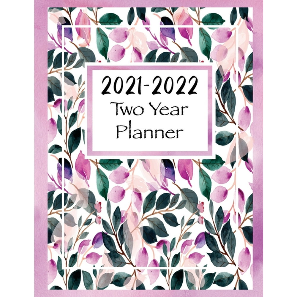 20212022 Two Year Planner Two Year Monthly Planner and Calendar