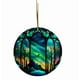 thumbnail image 1 of 2D Circular Christmas Tree Hanging Ornament, Festive Holiday Decor for Home Party, Elegant Round Decorative Accent, Seasonal Celebration Embellishment, Indoor Outdoor Decoration for Xmas, 1 of 5