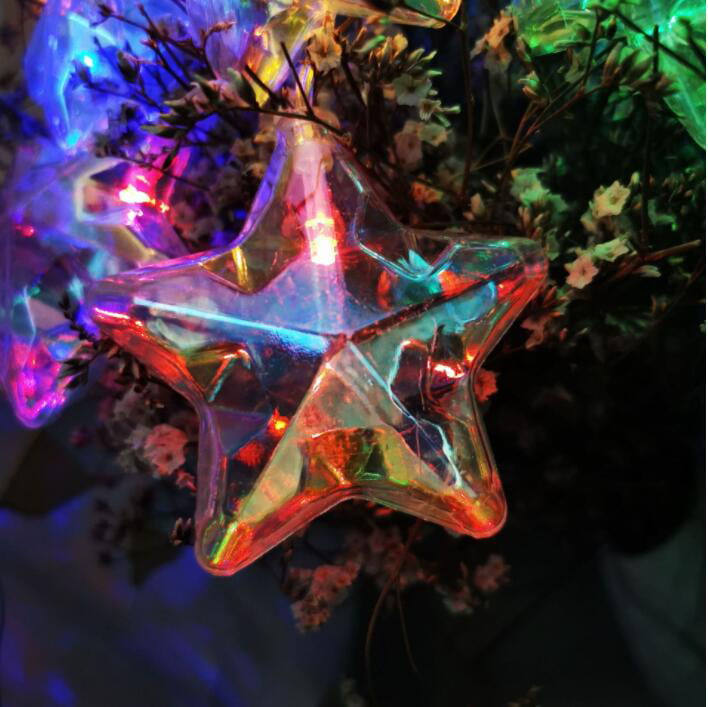 6m LED Fairy String Light Five-pointed Star Romantic Wedding Party Xmas Decor 