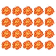 thumbnail image 1 of Uxcell 20-Pack Cabezas de Peonías Artificiales, Cabeza de Rosa de Seda Falsa para Boda/Ramo/Pared de Flores/Artesanías DIY [8cm, Naranja], 1 of 7