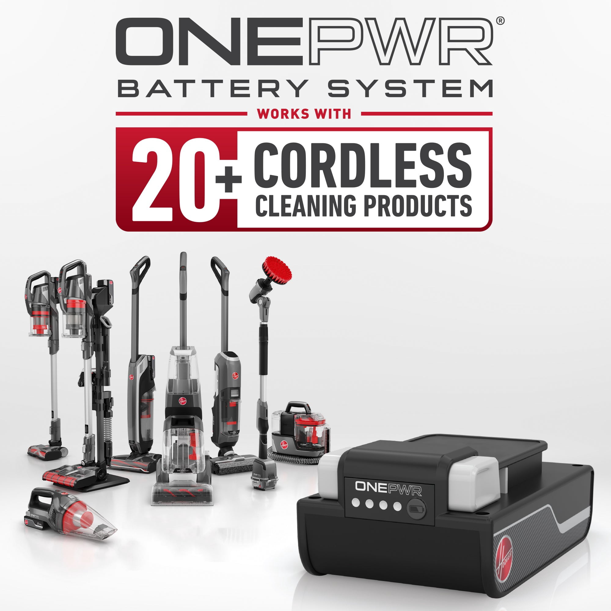 Hoover Residential Vacuum Onepwr Smartwash Cordless Carpet Cleaner Machine, V