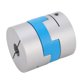 thumbnail image 5 of Acoplador deslizante transversal D50L58, acoplamiento de eje flexible de alta torsión de aleación de aluminio para varilla roscada de servomotor., 5 of 14