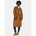 thumbnail image 2 of Jason Maxwell Women's and Women's Plus Long Coat with Tie Belt, Sizes S-3X, 2 of 5