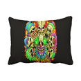thumbnail image 1 of RYLABLUE Colorful Abstract Candy Skull Clowns Steampunk Rainbow Polyester 20 x 30 Inch Rectangle Throw Pillow Covers With Hidden Zipper Home Sofa Cushion Decorative Pillowcases, 1 of 1