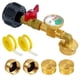 thumbnail image 1 of Adaptador de recarga de propano Getoolet, convertidor de propano de 20 libras a 1 libra, 1 of 7