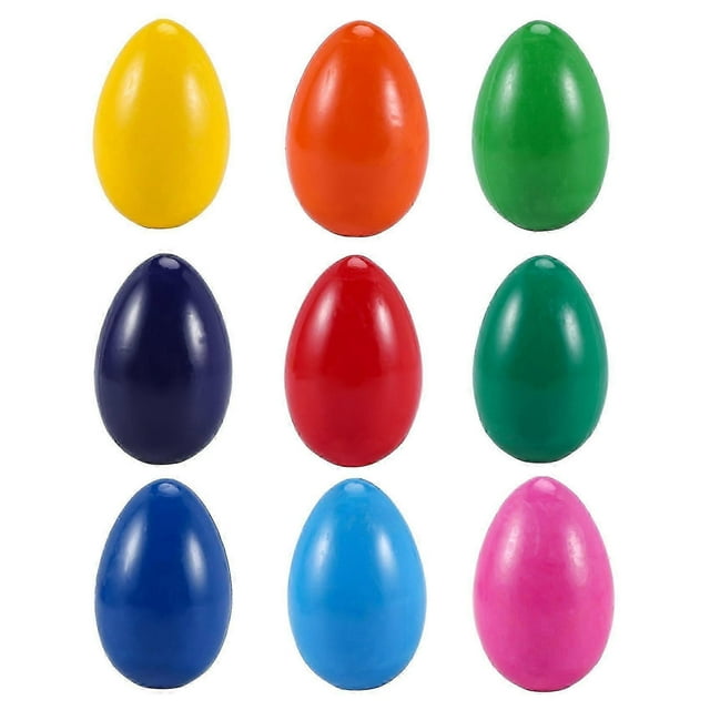 Crayons for Toddlers, Palm Grip Crayons for Kids,9 Colors Crayons Non Paint Crayons Egg washable Sticks Stackable Toys for Baby,Children, and
